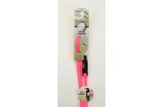 Lil Pals Nylon Dog Leash with E-Z Snap Neon Pink 3/8 in x 6 ft