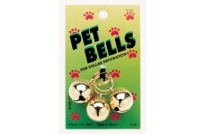 Coastal Round Cat Bell Gold 1 in 3 Pack