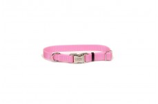 Coastal Adjustable Nylon Collar With Coastal Titan Metal Buckle Bright Pink 5/8X14In