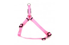 Coastal Comfort Wrap Adjustable Nylon Harness Bright Pink 3/8X12-18In Girth
