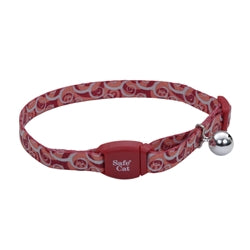 Coastal Safe Cat Adjustable Breakaway Garnet Swirls