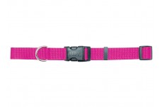 Coastal Adjustable Nylon Collar With Tuff Buckle Pink Flamingo 5/8X14In