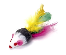 Coastal Cat Toys 120Pc 4 Inch Feather Mice