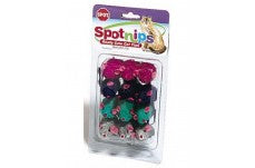 Spot Colored Plush Mice Rattle & Catnip Cat Toy Assorted 12 Pack