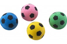 Spot Sponge Soccer Ball Cat Toy Multi-Color 4 Pack