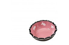 Spot Ethical Contemporary Ruffle Dish 5In Cat Pink