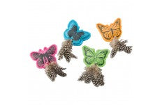 Spot Ethical Whiskins Felt Butterfly Catnip Assorted