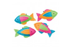 Spot Ethical Whiskins Felt Fish Catnip Assorted