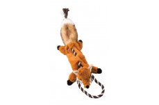 Skinneeez Tugs Dog Toy Forest Fox Multi-Color 23 in