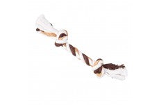 Spot Ethical Spot Leather Rope 2 Knot Dog Toy Small