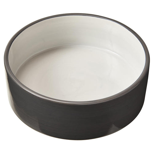 Spot 2Tone Dog Dish Grey, 1ea/7 in
