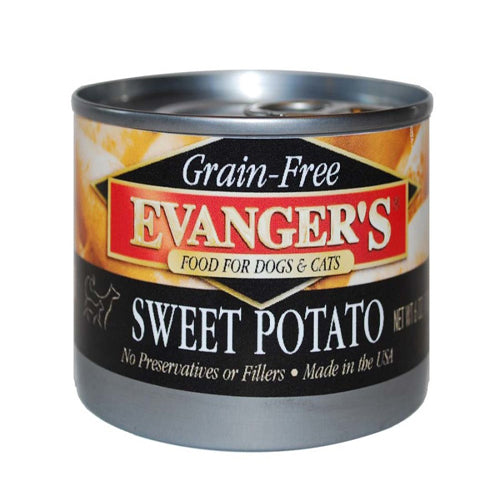 Evanger's Grain-Free Sweet Potato Canned Dog & Cat Food 6 oz 24 Pack