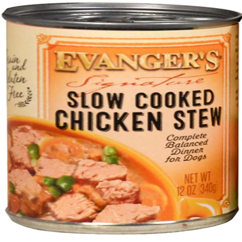 Evangers Signature Series Slow Cooked Chicken Stew Canned Dog Food 12Ea/12 Oz, 12 Pk
