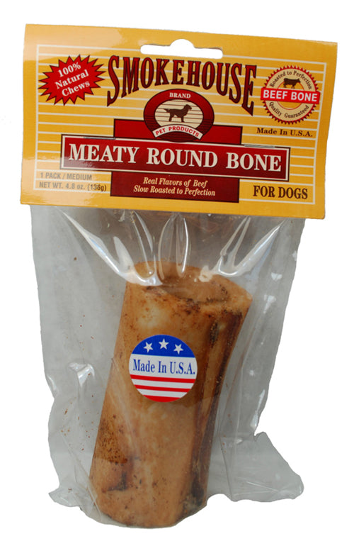 Smokehouse USA Made Round Bone Dog Chew Medium 3 in 4.8 oz