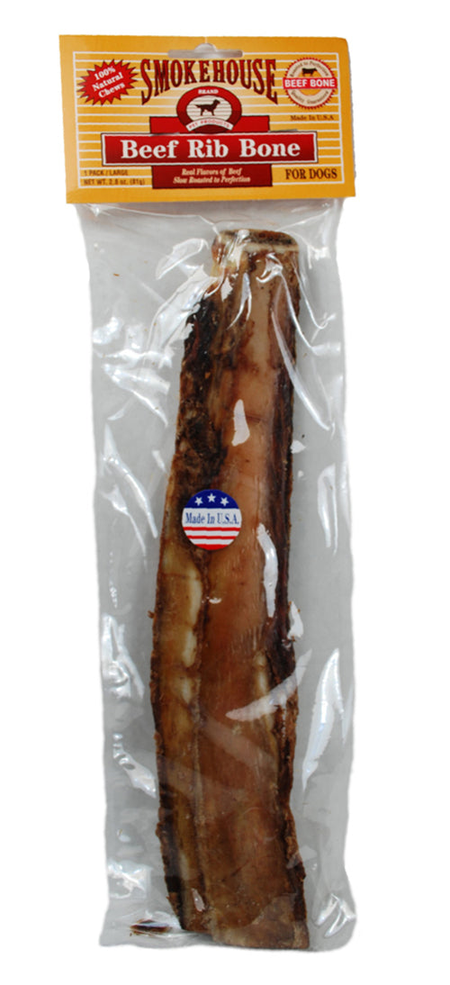 Smokehouse USA Made Rib Bone Dog Chew 12 in