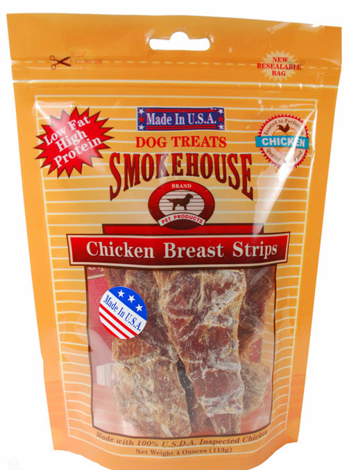 Smokehouse USA Made Chicken Strips Dog Treat 4 oz
