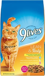 9Lives Lean and Tasty Dry Cat Food 3.15 Lb