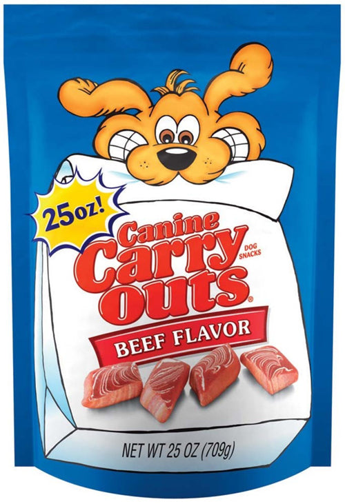 Canine Carry Outs Beef Dog Treats 25 Oz