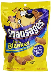 Snausages Beef and Cheese In A Blanket Dog Treats 12 Oz