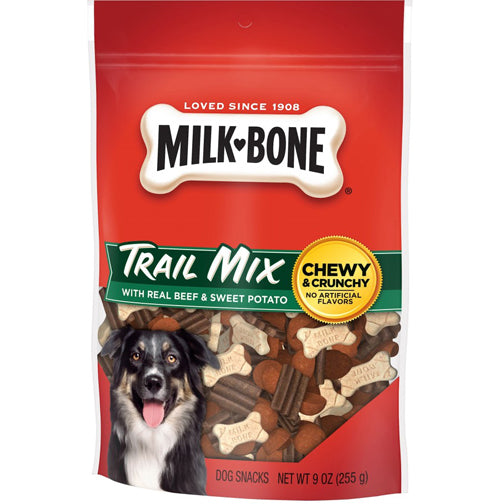 Milk-Bone Trail Mix Dog Treats Beef Mini 9 oz