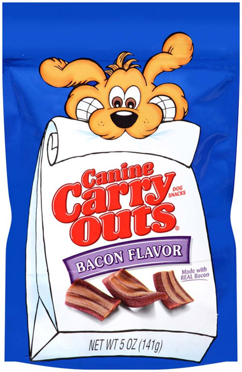 Canine Carry Outs Bacon Dog Treats 5 Oz