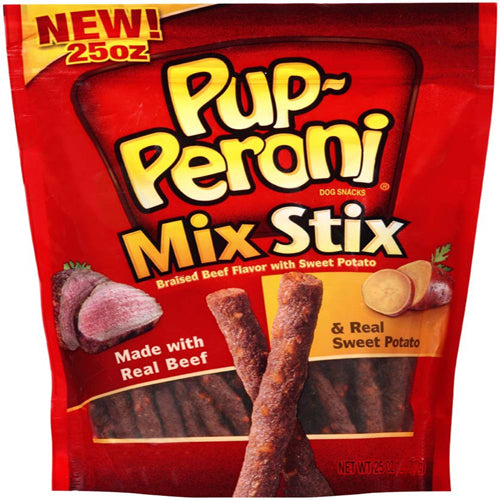 Pup-Peroni Mix Stix Beef Sweet Potato Dog Treat 25 Oz