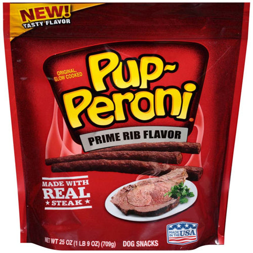 Pup-Peroni Prime Rib Dog Treats 25 Oz