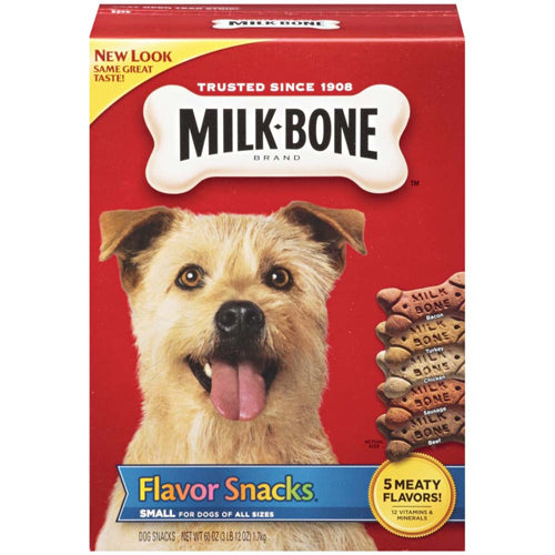 Milk-Bone Flavor Snacks Dog Treats Small Medium 60 oz