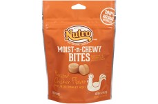 Nutro Moist-N-Chewy Bites Roasted Chicken Flavor Treats For Dogs 6.5 Ounces
