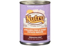 Nutro Steamed Fish and Sweet Potato Recipe Caned Dog Food 12Ea/12.5Oz