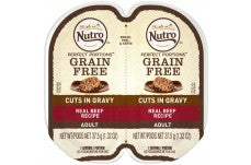 Nutro Products Perfect Portions Cuts In Gravy Beef Recipe Cat Wet Food 24Ea/2.65 Oz, 24 Pk