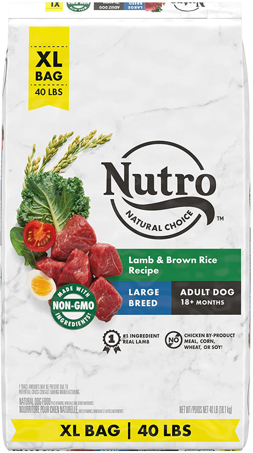 Nutro Products Wholesome Essentials Adult Lamb & Rice Large Breed Dry Dog Food 40 lb