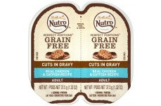 Nutro Products Perfect Portions Chicken and Catfish In Gravy Cat Wet Food 24Ea/2.64 Oz, 12 Pk