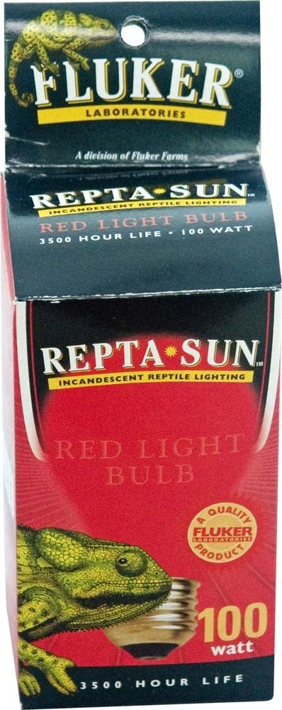 Fluker's Repta-Sun Incandescent Reptile Red Heat Bulb 40 Watts