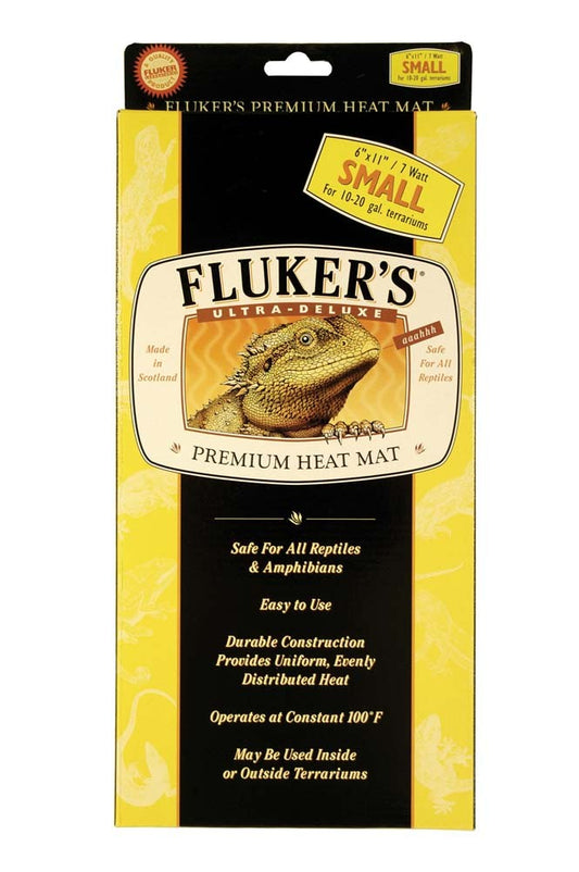 Fluker's Ultra-Deluxe Premium Heat Mat for Reptiles 6 in x 11 in Small