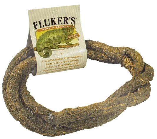 Fluker's Bend-A-Branch for Reptiles Brown 6 ft Medium