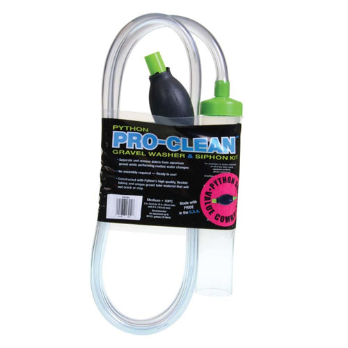 Python Pro-Clean Gravel Washer & Siphon Kit with Squeeze Medium