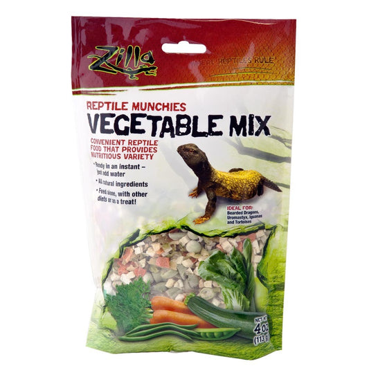 Zilla Reptile Munchies Vegetable Mix 4 Ounces