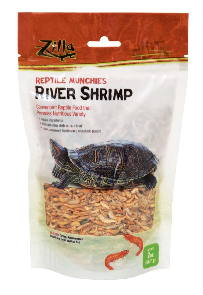 Zilla Reptile Munchies River Shrimp 2 Ounces