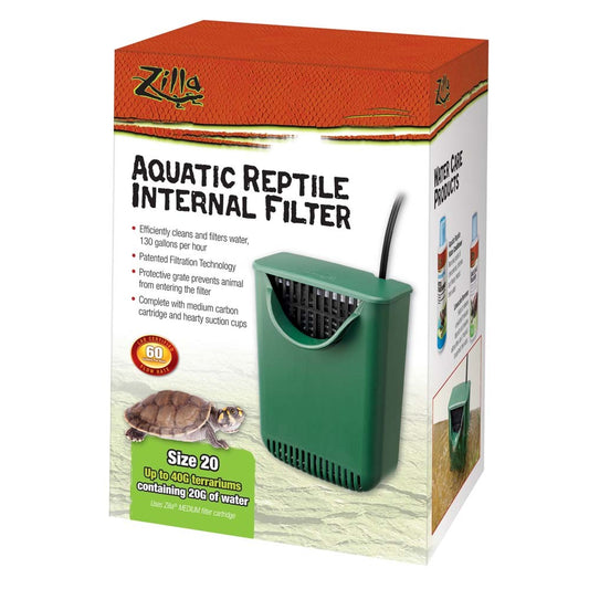 Zilla Aquatic Reptile Internal Filter 20 Gallons