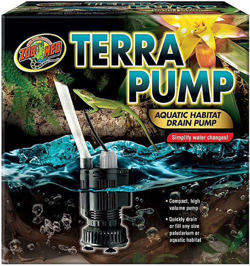 Zoo Med Terra Pump Aquatic Habitat Drain Pump 1ea/370 GPH