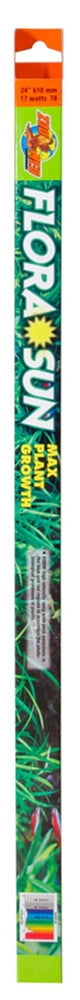 Zoo Med Flora Sun Maximum Plant Growth T8 Lamp White 24 in