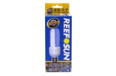 Zoo Med Reef Sun 50/50 Daylight and Actinic 420 Phospor Mini Compact Fluorescent Lamp White, Blue 5 in