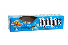 Zoo Med Highlights Incandescent Aquarium Bulb Clear 25 Watts