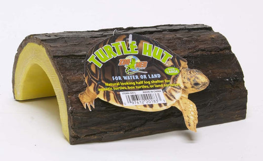 Zoo Med Turtle Hut Brown, Yellow Large