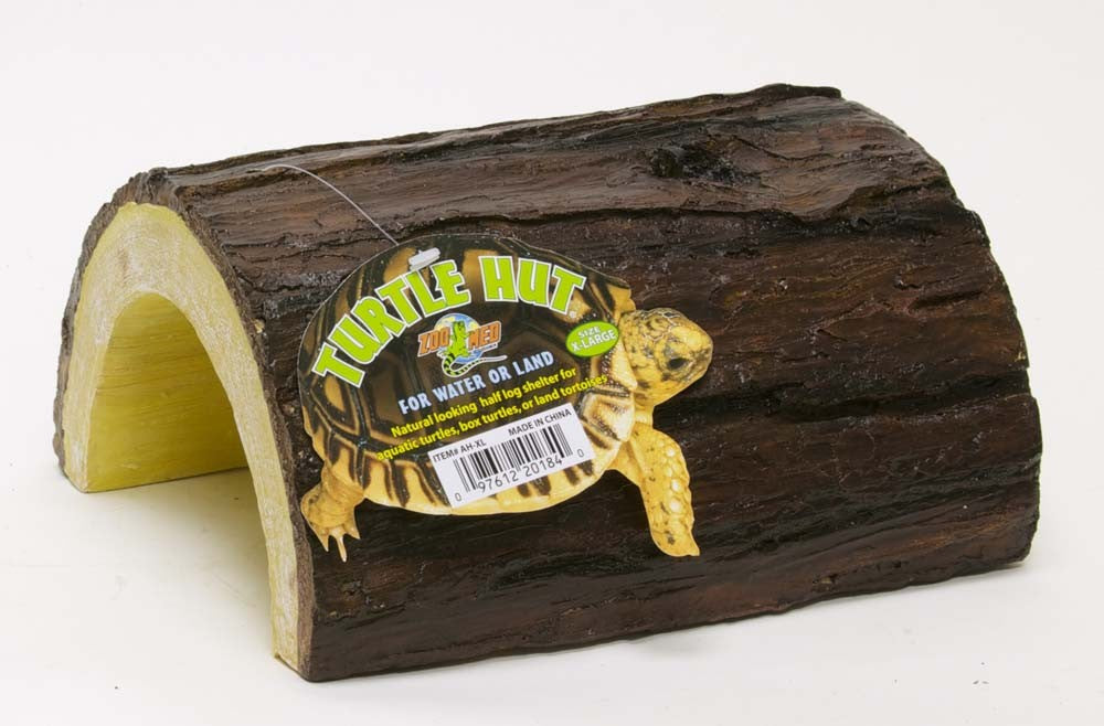 Zoo Med Turtle Hut Brown, Yellow Extra-Large