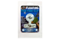 Zoo Med Floating Fish Food Clip Clear, Silver