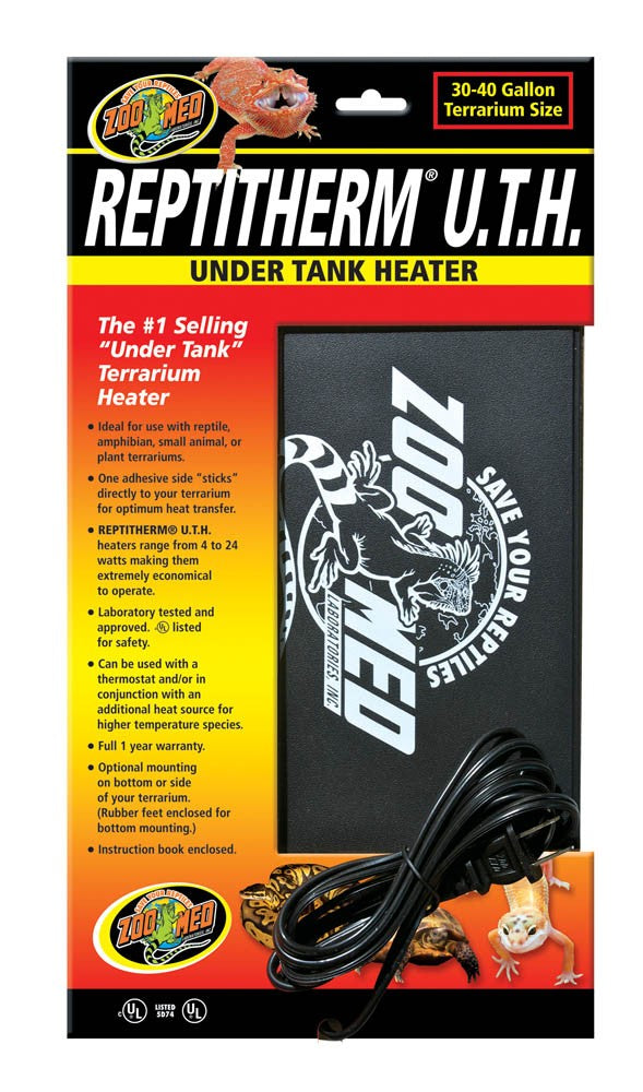 Zoo Med ReptiTherm Under Tank Heater (U.T.H) 8 in x 12 in Medium 16 Watts