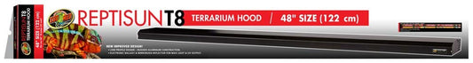 Zoo Med ReptiSun T8 Terrarium Hood Hood Only Black 48 in