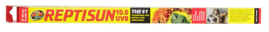 Zoo Med ReptiSun 10.0 UVB T8 Fluorescent Lamp White 18 in